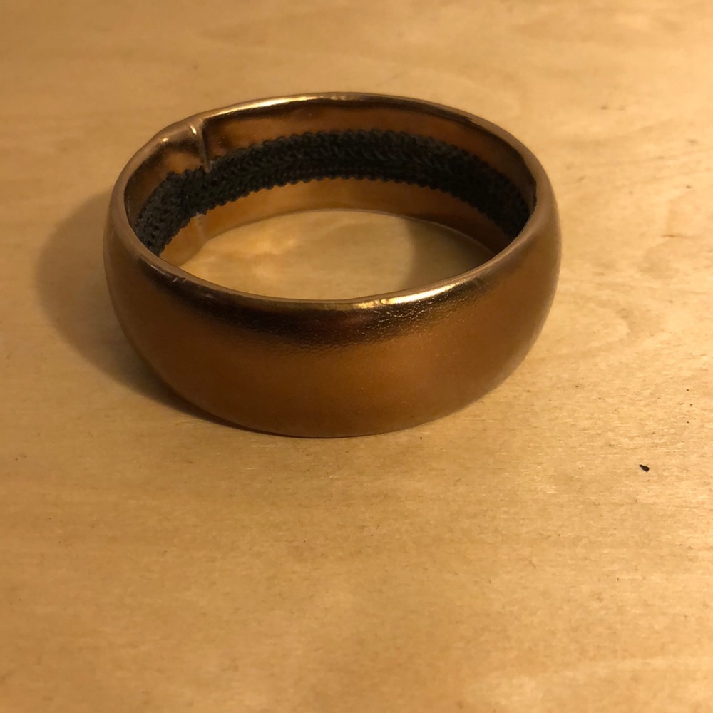 Bronze fabric bangle